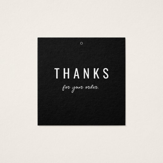 黒モダン衣感謝していつるラベル (裏面)