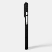 黒モダン選択ハッピー Case-Mate iPhoneケース (裏面 / 左)