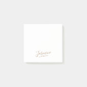 黒モダン金ゴールドスフェミニンクリプト名 ポストイット (正面)