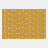 黒モダン金ゴールドハッピーホリデーズスクリプトライト ラッピングペーパーシート (正面2)