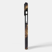 黒モダン金ゴールドモノグラムのケース – Mate iPhone Case-Mate iPhoneケース (裏面 / 左)