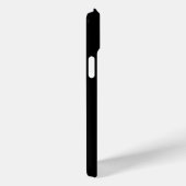 黒モダン金ゴールドモノグラムフェミニンスクリプト名 Case-Mate iPhoneケース (裏面 / 右)