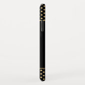 黒モダン金ゴールド水玉模様フューチャーMrsカスタム Case-Mate iPhoneケース (裏面/右)