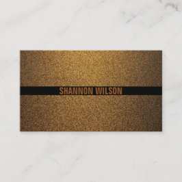 黒モダン金ゴールド銅プロフェッショナル 名刺