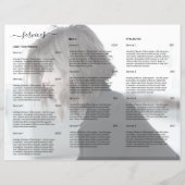 黒モダン髪サロン価格表サービス・メニュー (裏面)