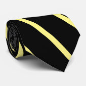 黒モダン黄色かわいいネックタイ ネクタイ (ロール)