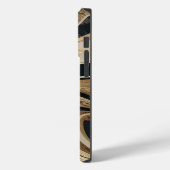 黒モダン黄金大理石クール Case-Mate iPhoneケース (裏面 / 左)