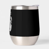 黒モダン50はっきりした誕生日パーソナライズされた (左面)