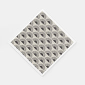 黒モダン&ベージュサンセット抽象芸術アートパターン スタンダードランチョンナプキン (角)