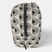 黒モダン&ベージュサンセット抽象芸術アートモノグラム ドップキット (右)