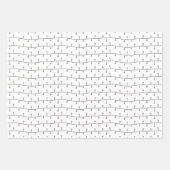 黒モダン&ホワイトFaララララソーシングキャット ラッピングペーパーシート (正面2)