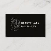 黒モダン 名刺 (裏面)