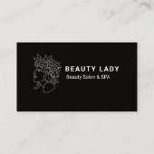 黒モダン 名刺 (裏面)