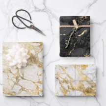 黒モダン、白、金ゴールドの大理石のパターン