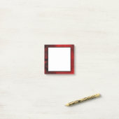 黒モダン&赤抽象芸術 – ダークミステリアス ポストイット (デスク上)