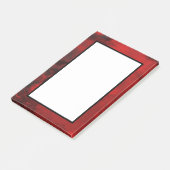 黒モダン&赤抽象芸術 – ダークミステリアス ポストイット (アングル)