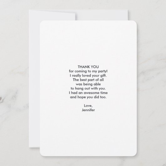 黒モダン&金ゴールドアガテストーン抽象芸術ありがとう サンキューカード