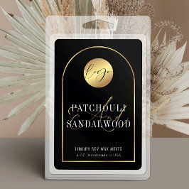 黒モダン&金ゴールドロゴ防水製品ラベル フードラベル