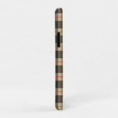 黒モノグラムのと赤のバッファロー Case-Mate iPhoneケース (裏面/右)