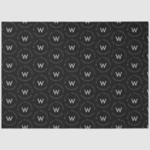 黒モノグラムのミニマルモダン色