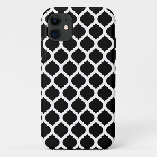 黒モロッコパターンiPhone 5ケース Case-Mate iPhoneケース (裏面)