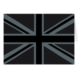 黒ユニオンジャック英国国旗のデコール