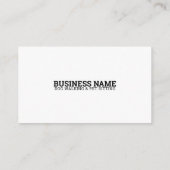 黒ユニークと白の足の印刷手順ドッグウォーカー 名刺 (裏面)