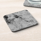 黒ユニークグモダン・抽象芸術・アートワーク コースター (左側)