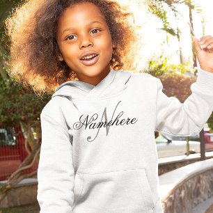 黒ユニークパーソナライズされた名モノグラム