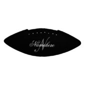 黒ユニークパーソナライズされた名モノグラム アメリカンフットボール (パネル)