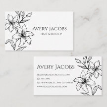 黒ユニークモダン白ボホフローラ