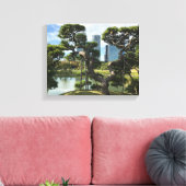 黒ユニーク松 キャンバスプリント (インサイチュ (リビング))