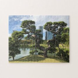 黒ユニーク松 ジグソーパズル