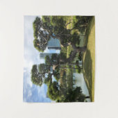 黒ユニーク松 タペストリー (正面)