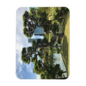 黒ユニーク松 マグネット (縦)