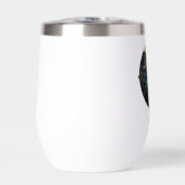 黒ユニーク金ゴールドコズミックライオンスターサインシンボルレオ (正面)