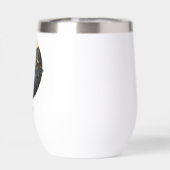 黒ユニーク金ゴールドコズミックライオンスターサインシンボルレオ (背面)