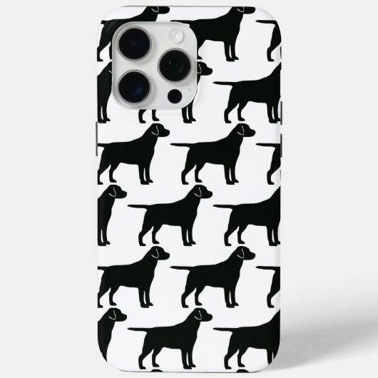 黒ラブラドール Case-Mate iPhoneケース (裏面)
