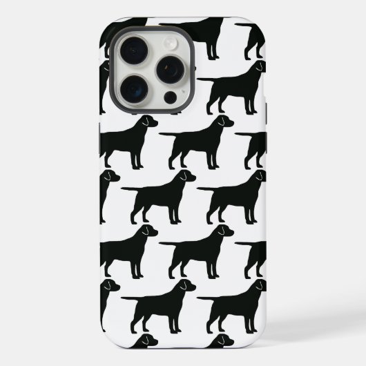 黒ラブラドール iPhoneケース (裏面)