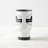 黒ラベルパーソナライズされた トラベルマグ (中央)