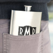 黒ラベルモノグラムの フラスク (インサイチュ)