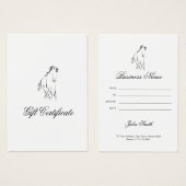 黒ランニング色の馬 (正面&裏面)