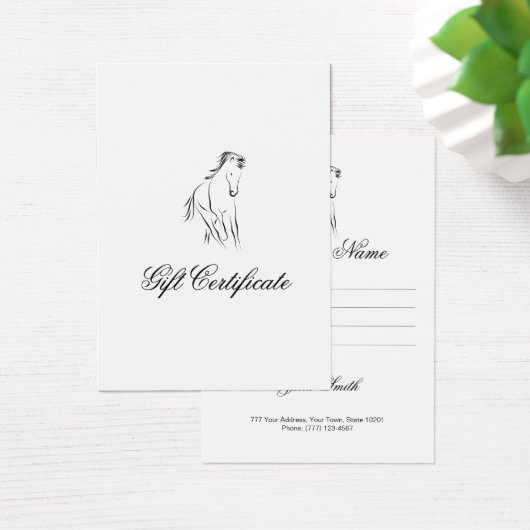 黒ランニング色の馬 (デスク)