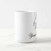 黒ランニング色の馬 コーヒーマグカップ (中央)