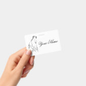 黒ランニング色の馬 バッジ (手持ち)