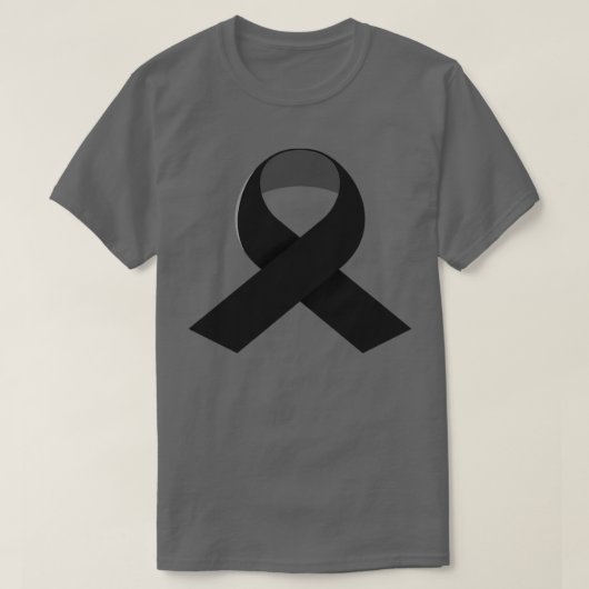 黒リボン Tシャツ (デザイン正面)