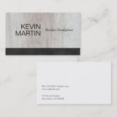 黒ルクス | 役員 | ウッド | 売上 名刺 (正面/裏面)