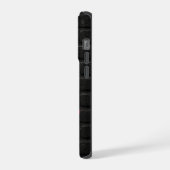 黒レンガの壁にスプレーアートで「I Love You!」 iPhoneケース (左側面)