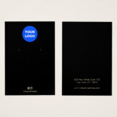 黒ロゴのイヤリング表示カードの追加 (正面&裏面)