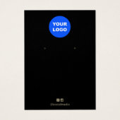 黒ロゴのイヤリング表示カードの追加 (正面)